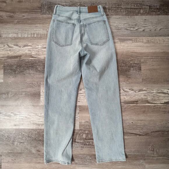 Madewell Perfect Vintage Straight Jean 27 Light Wash Denim - Picture 5 of 8
